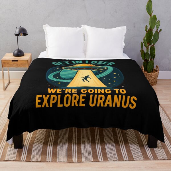 Item preview, Get In Loser We'Re Going To Explore Uranus Funny Ufo Art designed and sold by EstherDiane.