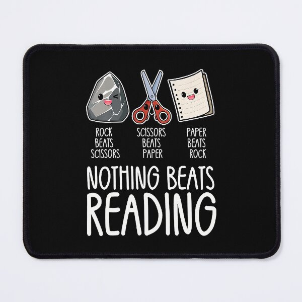 Item preview, Rock Paper Scissors Vintage Nothing Beats Reading Hand Game designed and sold by ConnieDora.
