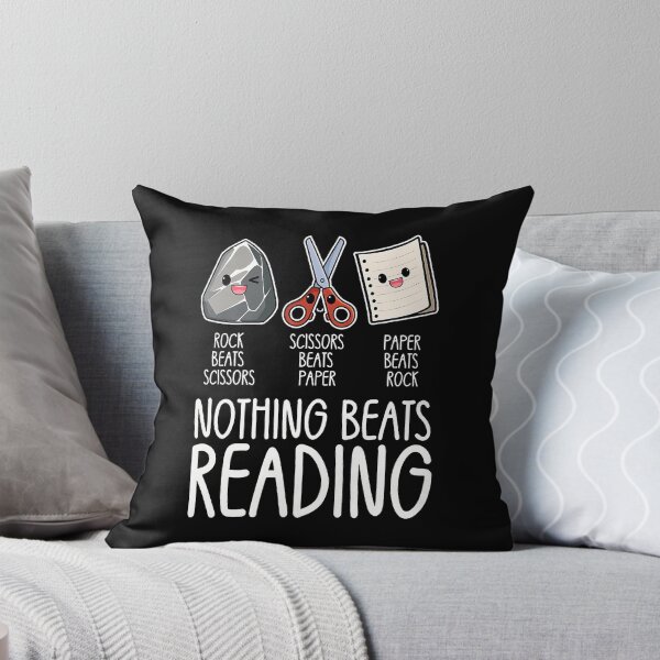 Item preview, Rock Paper Scissors Vintage Nothing Beats Reading Hand Game designed and sold by ConnieDora.