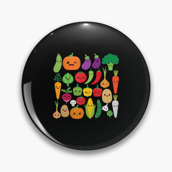 Item preview, Funny Cute Kawaii Vegetables Groups For Vegetable Food designed and sold by DeborahCarolyn.