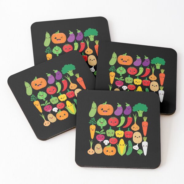 Item preview, Funny Cute Kawaii Vegetables Groups For Vegetable Food designed and sold by DeborahCarolyn.