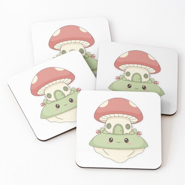Item preview, Kawaii Mushroom House – Cute Mushroom House designed and sold by Serge-Design.