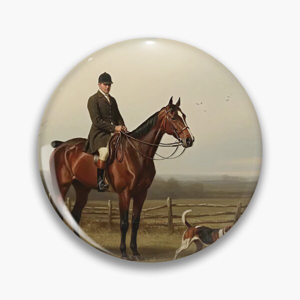 Item preview, Fox Hunting picture serie 1/3 - Equestrian Painting designed and sold by KiwiRider.