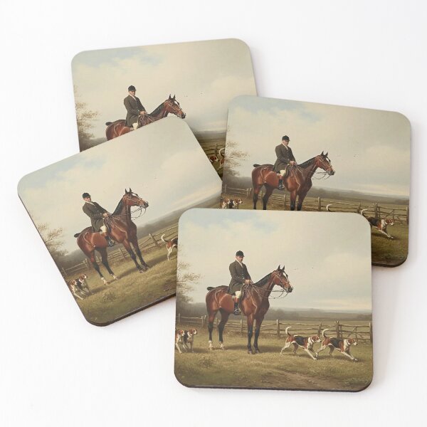 Item preview, Fox Hunting picture serie 1/3 - Equestrian Painting designed and sold by KiwiRider.