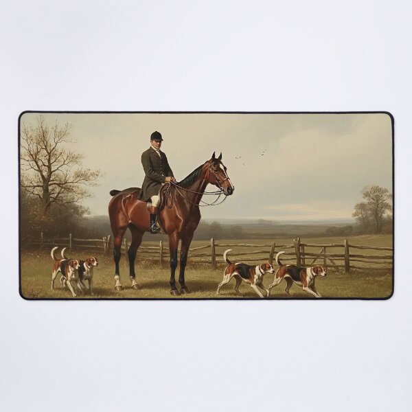 Item preview, Fox Hunting picture serie 1/3 - Equestrian Painting designed and sold by KiwiRider.