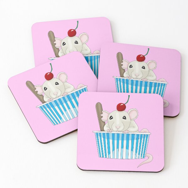 Item preview, Ice Cream Rat designed and sold by Cozy Little Doodles by Hosha’na.