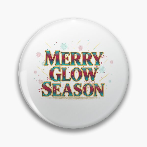 Item preview, Merry Glow Season, Festive Firework Glow Typography Christmas Design designed and sold by Aarvya Fashion Club ( A.F.C ).