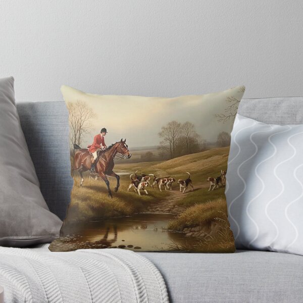 Item preview, Fox Hunting picture serie 2/3 - Equestrian Painting designed and sold by KiwiRider.