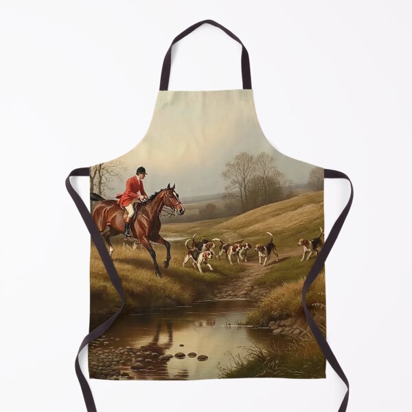 Item preview, Fox Hunting picture serie 2/3 - Equestrian Painting designed and sold by KiwiRider.