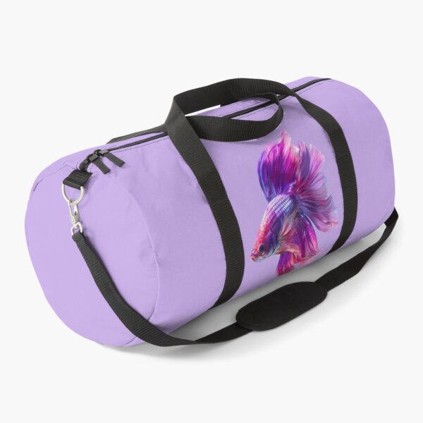 Item preview, Magenta Candy Marble Rosetail Halfmoon Lavender Betta Siamese Fighting Fish designed and sold by meganohm.