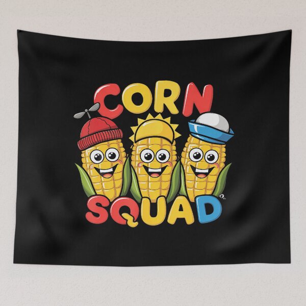 Item preview, Corn Squad Sweetcorn Vegetable Corn designed and sold by ClaraTeresa1.