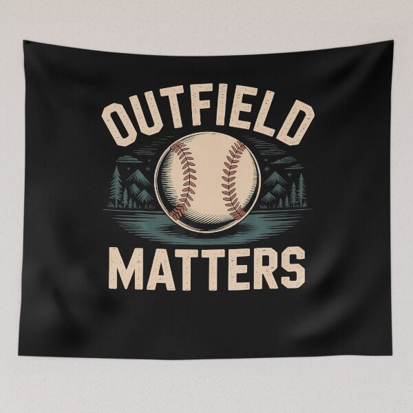 Item preview, Outfield Matters Baseball Outfielder Athlete Sports - designed and sold by JacquelineEnri.