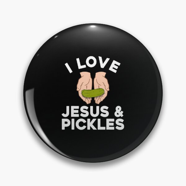 Item preview, Cute Pickle Jesus Pickle Lovers designed and sold by ClaraTeresa1.