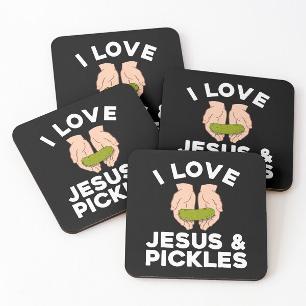 Item preview, Cute Pickle Jesus Pickle Lovers designed and sold by ClaraTeresa1.