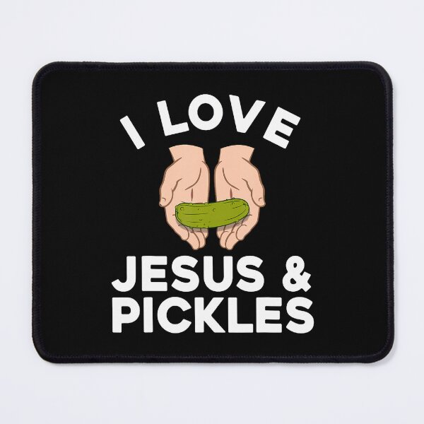 Item preview, Cute Pickle Jesus Pickle Lovers designed and sold by ClaraTeresa1.