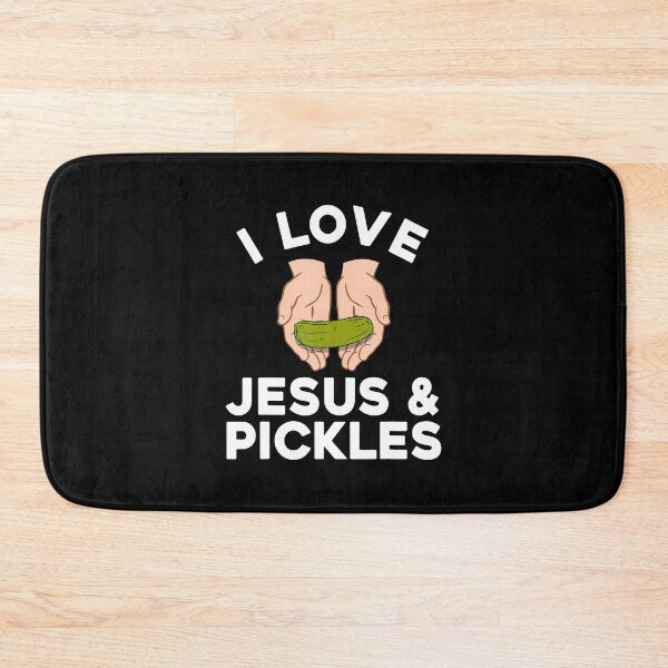 Item preview, Cute Pickle Jesus Pickle Lovers designed and sold by ClaraTeresa1.
