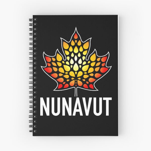 Item preview, NUNAVUT GLOWING PRIDE - MODERN MAPLE LEAF designed and sold by Great Canadian Collective.