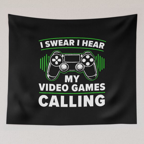 Item preview, Gamer ns My Video Games Are Calling designed and sold by ConnieDora.