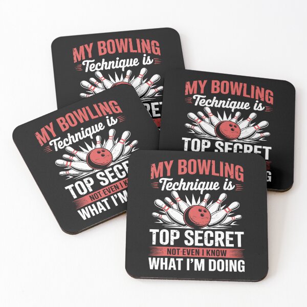 Item preview, My Bowling Technique Is Top Secret Funny Bowling Bowler designed and sold by JacquelineEnri.