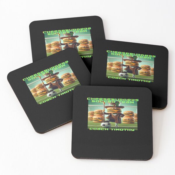 Item preview,  Cheeseburgers Soccer Team Coach Timothy designed and sold by HeleneCollins.
