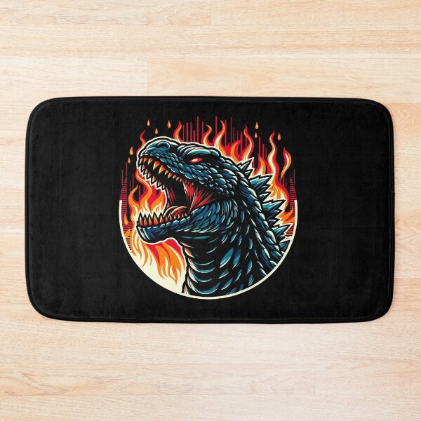 Item preview, Roaring Dragon Head Surrounded by Flames designed and sold by beast-net.
