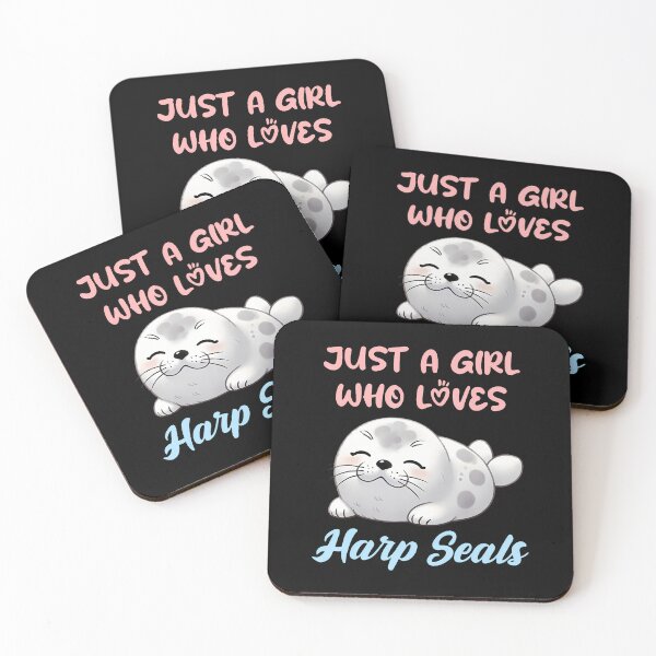 Item preview, Just A Girl Who Loves Harp Seals designed and sold by DeborahCarolyn.