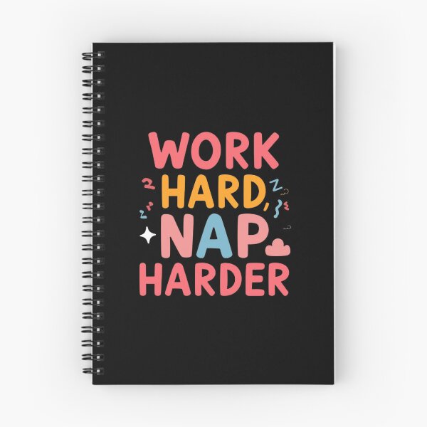 Item preview,  Work hard, nap harder- Funny Work Giftful Design designed and sold by Happyhoo1.