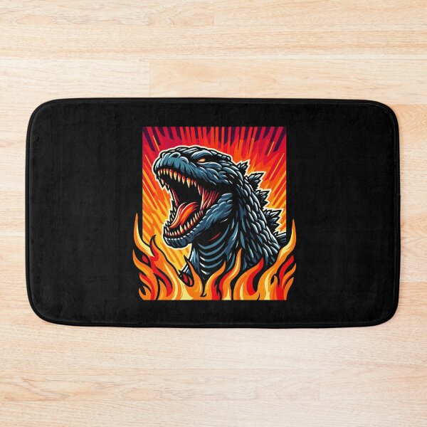 Item preview, Intense Roaring Monster Head in Fiery Inferno designed and sold by beast-net.