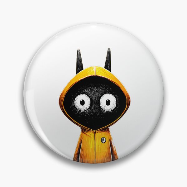 Item preview, Mystery Critter in Bright Raincoat – Spooky Cute Design designed and sold by Skolyak.