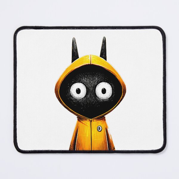 Item preview, Mystery Critter in Bright Raincoat – Spooky Cute Design designed and sold by Skolyak.