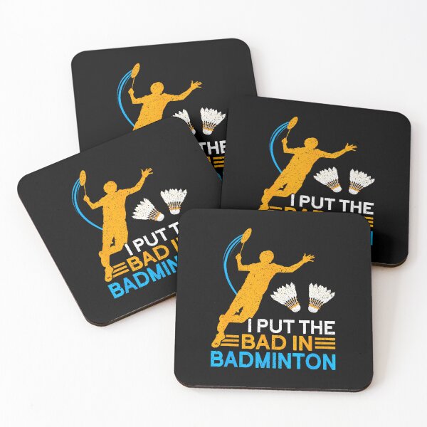 Item preview, I Put The Bad In Badminton Funny Badminton designed and sold by CarmelaConstan.