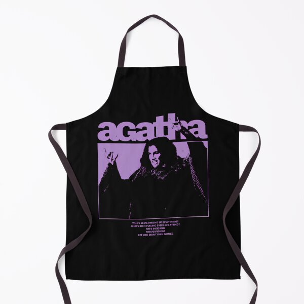 Item preview, Vintage Agatha All Along Who's Been Messing Up Everything Who's Been Pulling Every Evil String She's Insidious Shesperfidious Bet You Didn't Even Notice designed and sold by HeleneCollins.