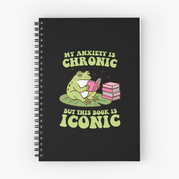 Artikelvorschau, Meine Angststörung ist chronisch, aber dieses Buch ist legendär! Lustiger Frosch entworfen und verkauft von CarmelaConstan.