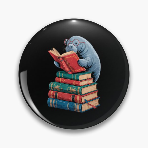 Item preview, Book Reading Book Reader Manas Sea Animal Sea Cow Mana designed and sold by ConnieDora.