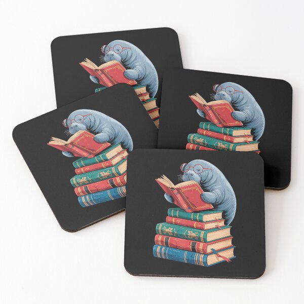 Item preview, Book Reading Book Reader Manas Sea Animal Sea Cow Mana designed and sold by ConnieDora.