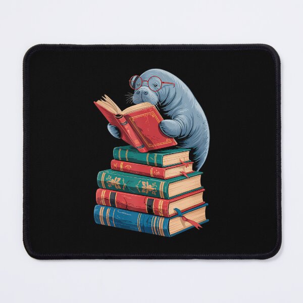 Item preview, Book Reading Book Reader Manas Sea Animal Sea Cow Mana designed and sold by ConnieDora.