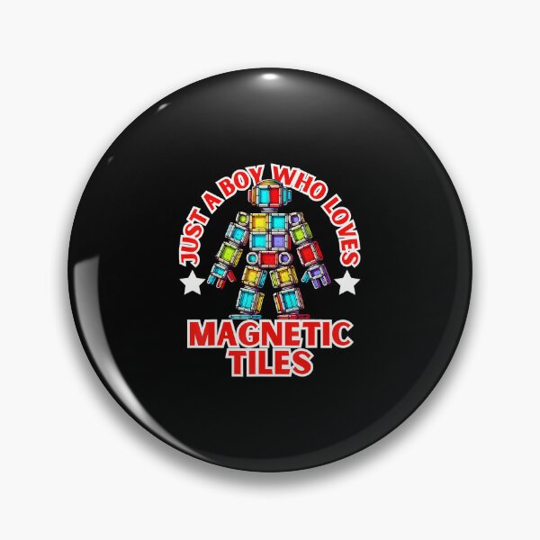Item preview, Magnet Tiles Just A Boy Who Loves Magnetic Tiles Robot designed and sold by FloraVenita.