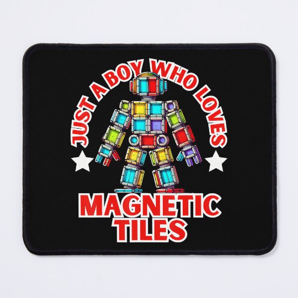 Item preview, Magnet Tiles Just A Boy Who Loves Magnetic Tiles Robot designed and sold by FloraVenita.