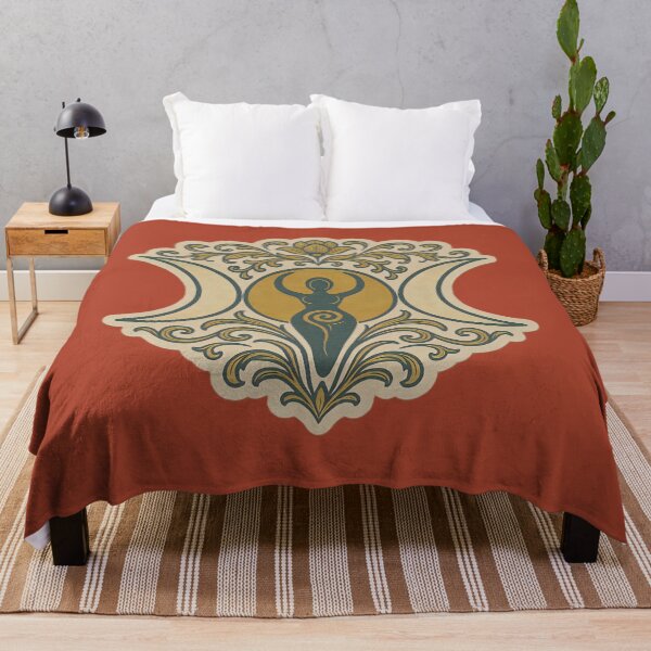 Item preview, Art Nouveau Triple Goddess Wiccan Moon Phase Design designed and sold by PinUpPizzazz.