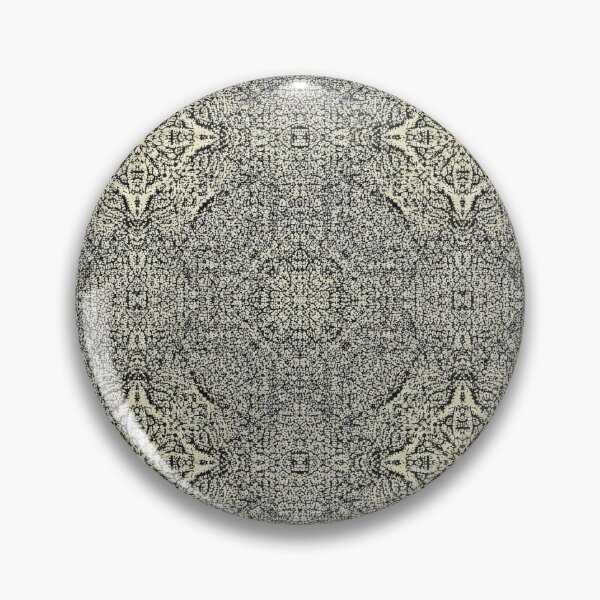Item preview, Stippled Medallion Damask designed and sold by Kaleidoscope Print.