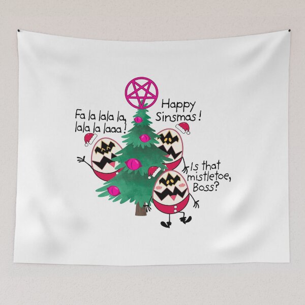 Item preview, Santa Egg Boiz - Happy Sinsmas Tree designed and sold by EvergreenRevolt.