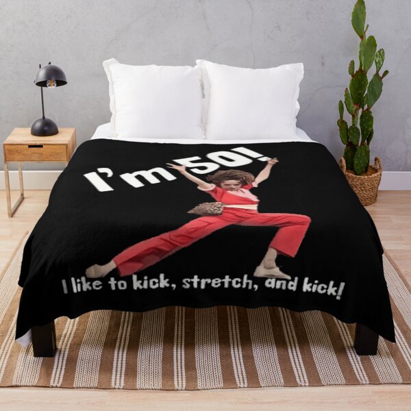 Item preview, Sally Omalley Im 50 I Like To Kick Stretch And Kick designed and sold by CristianRunte.