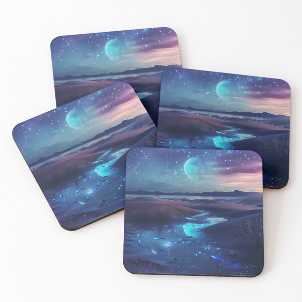 Item preview, Glass Desert Under the Stars designed and sold by ArgentoArt.