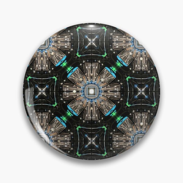 Item preview, Futuristic Reactor Mandala designed and sold by Kaleidoscope Print.
