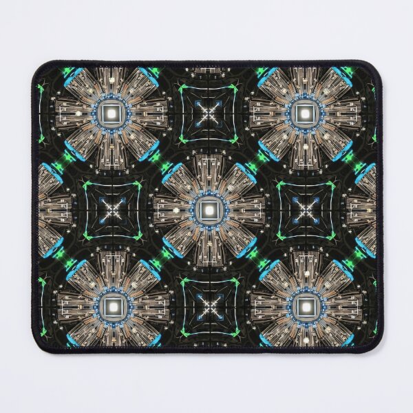 Item preview, Futuristic Reactor Mandala designed and sold by Kaleidoscope Print.