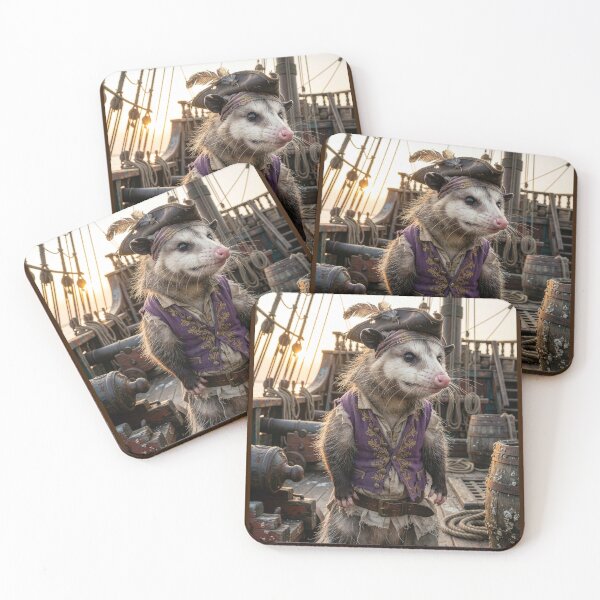 Item preview, Swashbuckling Possum Pirate designed and sold by Tridentulus.