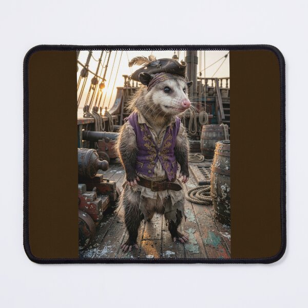 Item preview, Swashbuckling Possum Pirate designed and sold by Tridentulus.