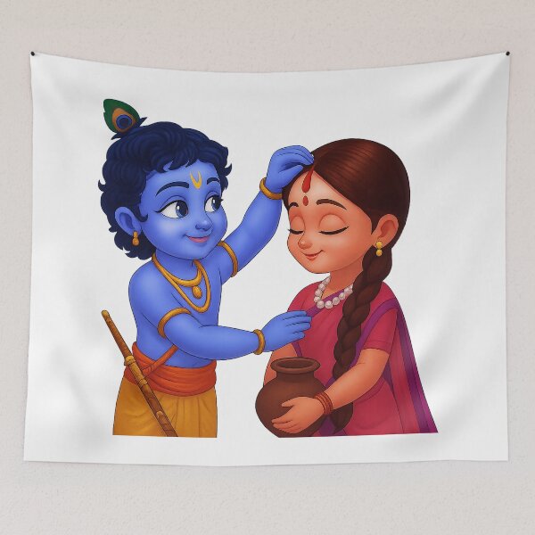 Item preview, Krishna and Radha designed and sold by Be-Random.