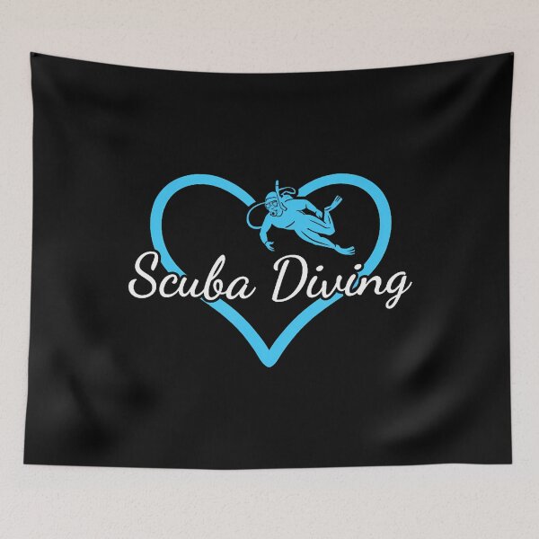 Item preview, Scuba Diver Heart Scuba Diving designed and sold by KarlaLeanne.