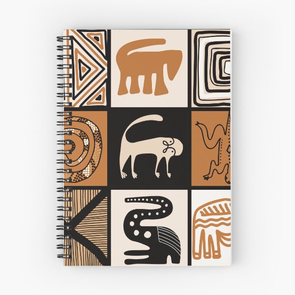 Item preview, African-Inspired Earthtones And Cream Colors Abstract Designs designed and sold by DEC02.
